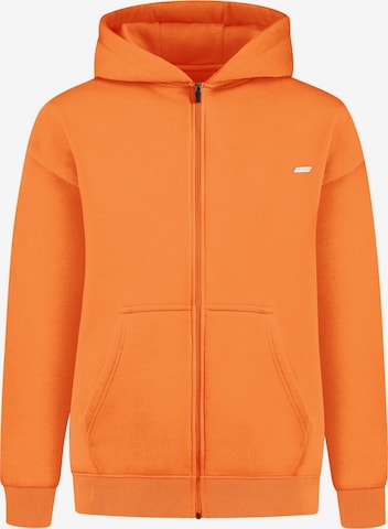 Smilodox Sweatvest in Oranje: voorkant