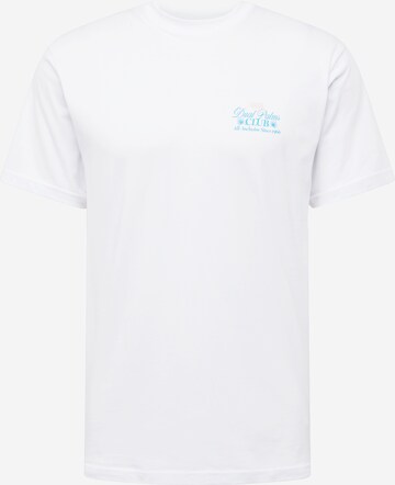 VANS T-shirt 'DUAL PALMS CLUB' i vit: framsida