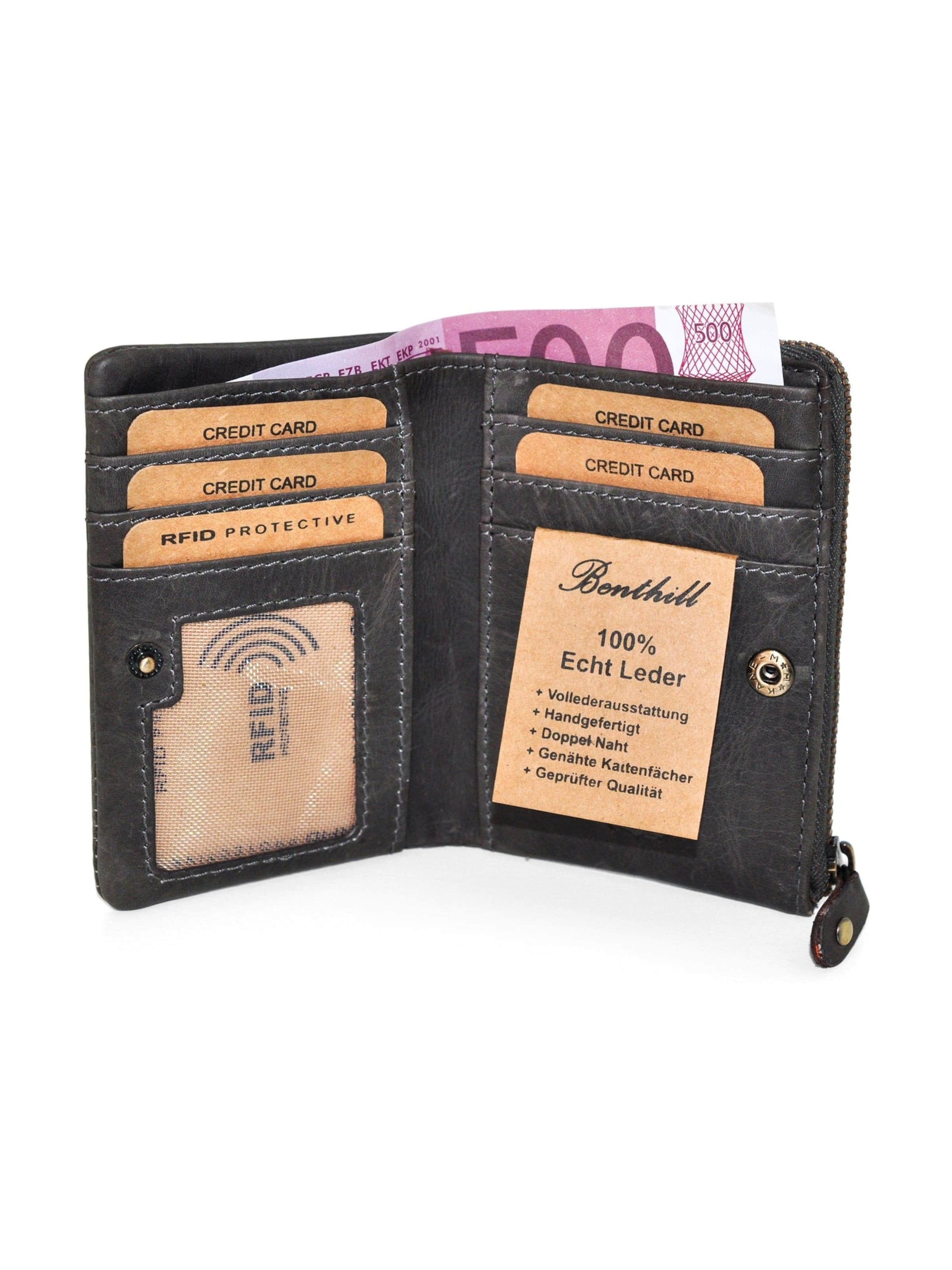 Benthill Wallet in Grey