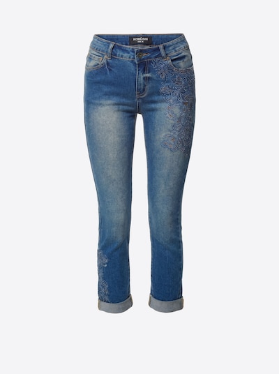 KOROSHI Jean en bleu denim, Vue avec produit