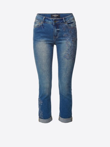 KOROSHI Slimfit Jeans i blå