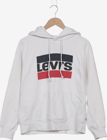 LEVI'S ® Sweatshirt & Zip-Up Hoodie in S in White: front