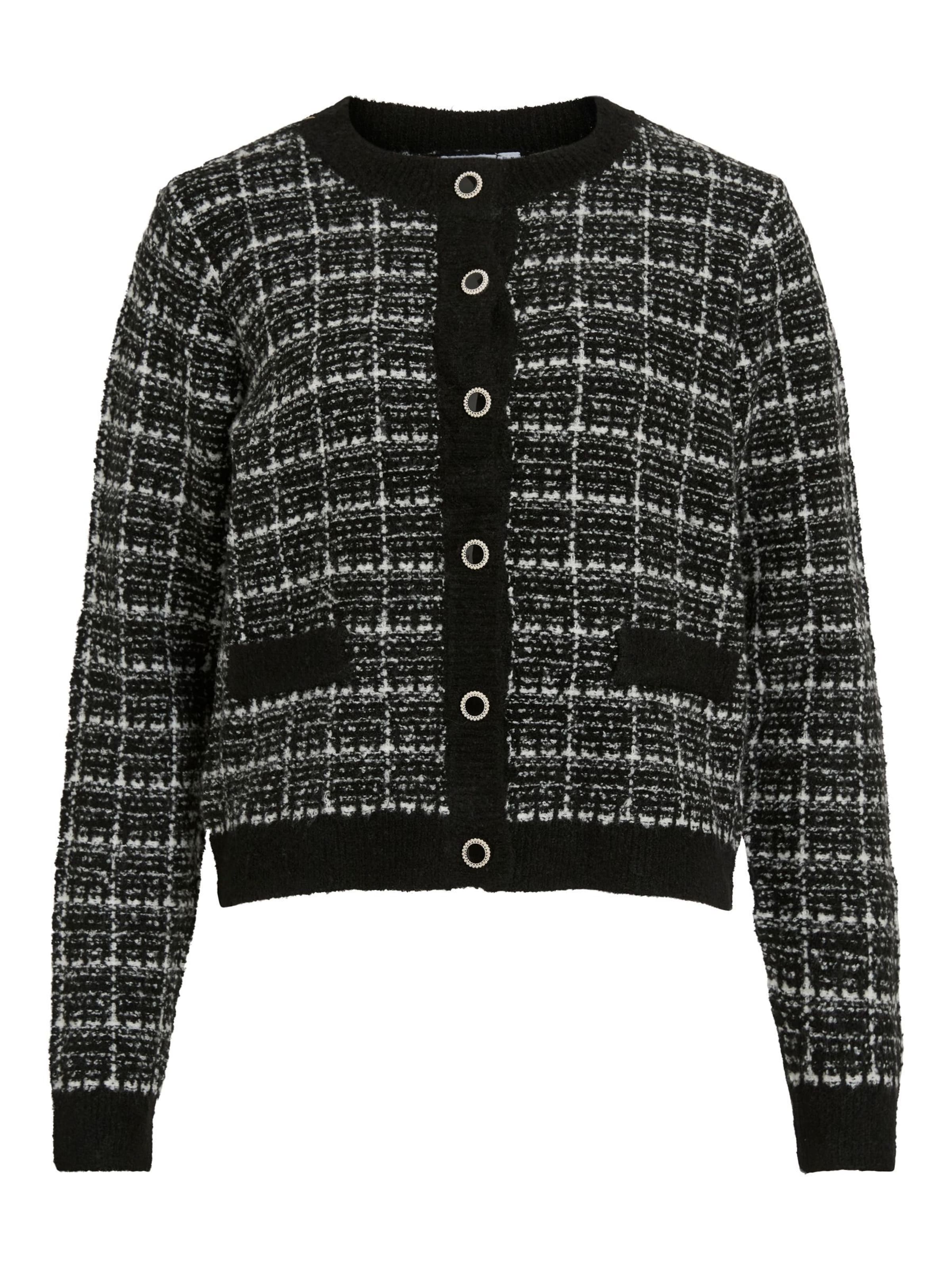 VILA Cardigan 'VIAudrey' i sort: forside