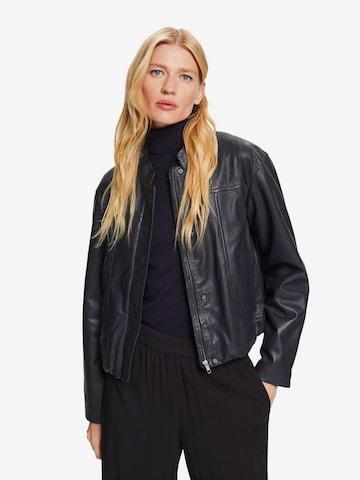 ESPRIT Between-Season Jacket in Black: front
