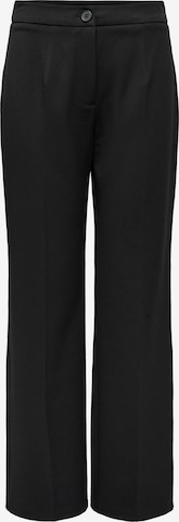 ONLY Loosefit Kalhoty se sklady v pase 'MIA' – černá: přední strana