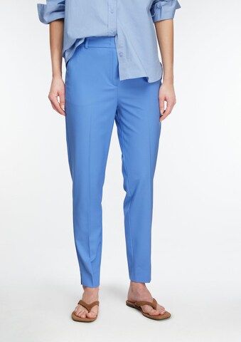 COMMA Slimfit Broek in Blauw