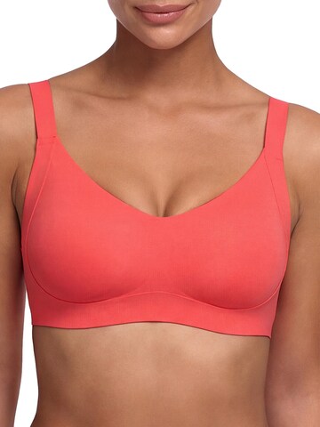 cfab by creamy fabrics Push-up Bra 'Seamless Compact Push-Up BH' in Orange: front