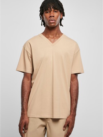 T-Shirt Urban Classics en beige : devant