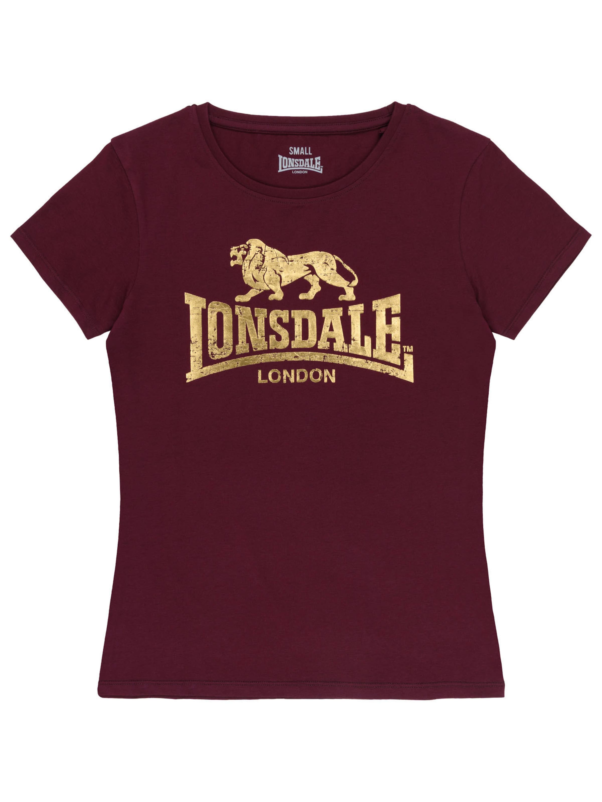 LONSDALE Shirt 'BANTRY' in Red: front