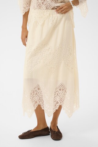 SOAKED IN LUXURY Nederdel 'SLBriar' i beige