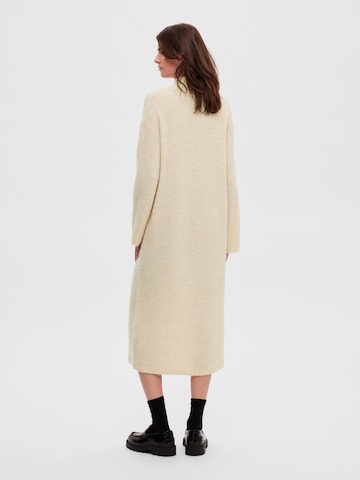 SELECTED FEMME Knit dress 'Maline' in Beige