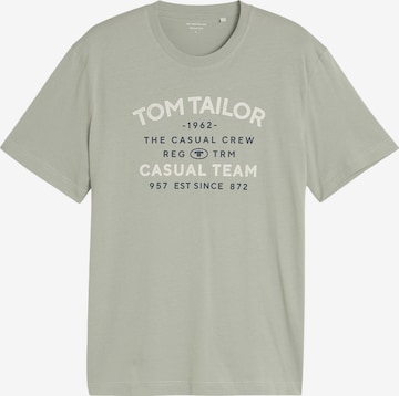 TOM TAILOR Majica | zelena barva: sprednja stran