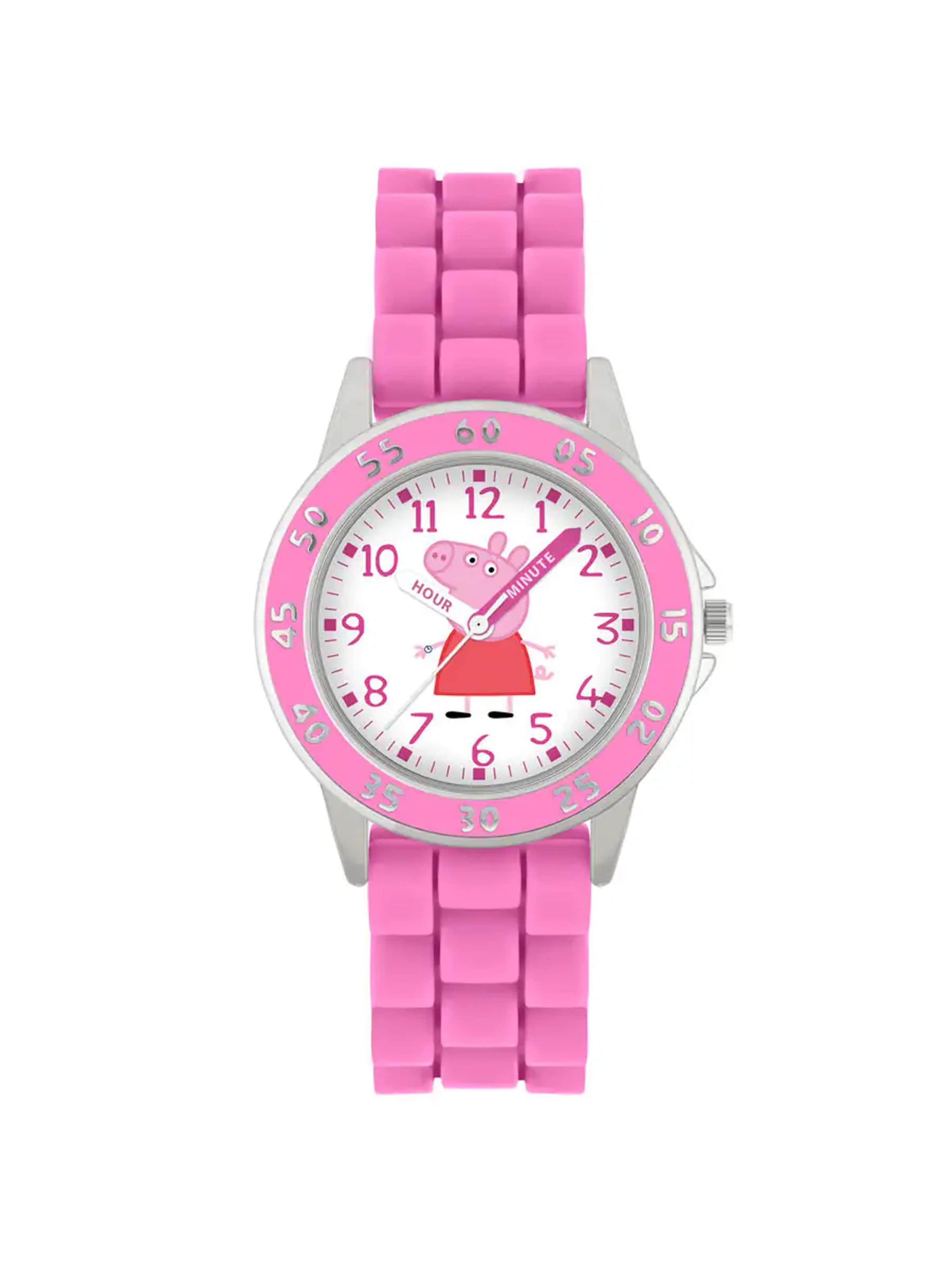 DISNEY Watch 'Disney Peppa Pig Time Teacher' in Pink: front