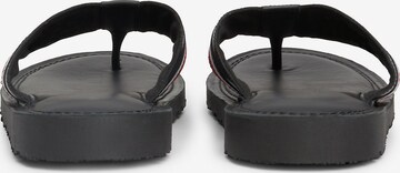 TOMMY HILFIGER T-bar sandals in Black
