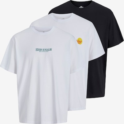 JACK & JONES Majica 'JORWOWIE' veličine S u crna / bijela, Pregled proizvoda