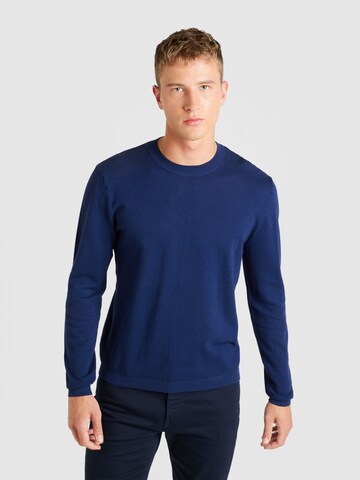 UNITED COLORS OF BENETTON Sweater in Blue: front