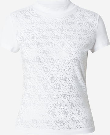 Maglietta di GUESS in bianco: frontale