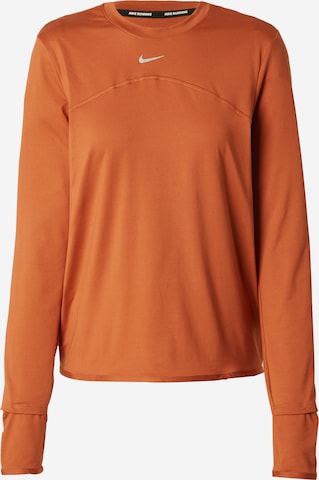 NIKE - Camiseta funcional en naranja: frente