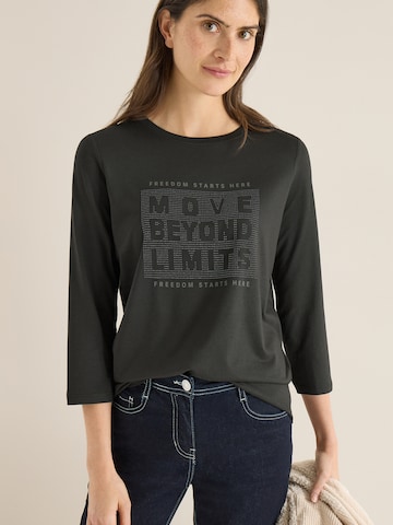 CECIL - Camiseta 'Hotfix' en gris: frente