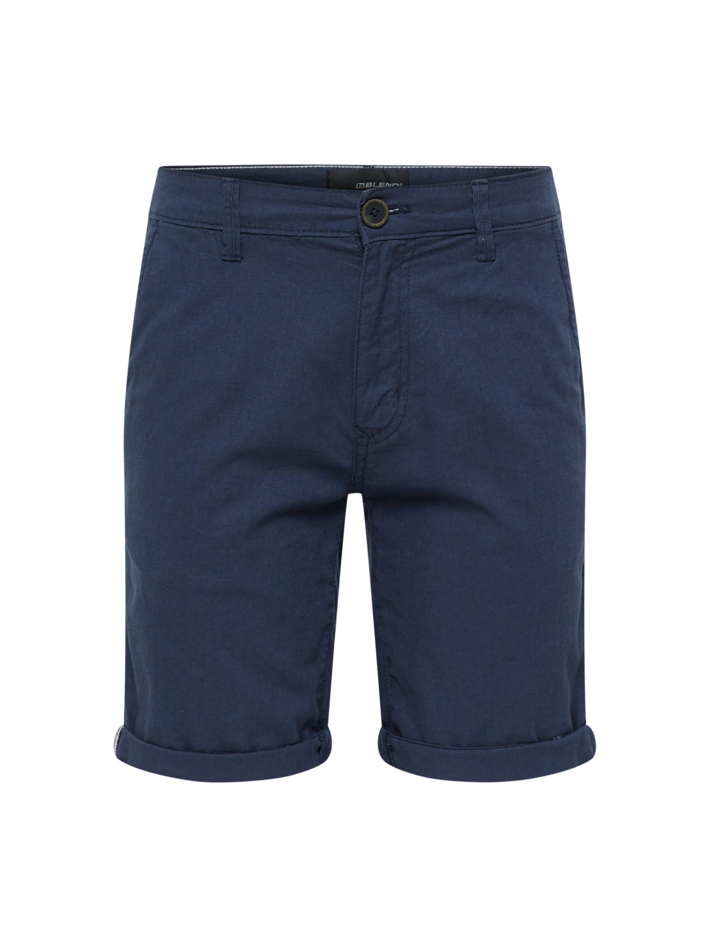 Regular Pantalon chino BLEND en bleu : devant