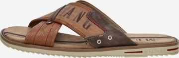 MUSTANG Slipper 'Open Teen' in Brown: front