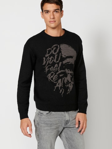 Pull-over KOROSHI en noir