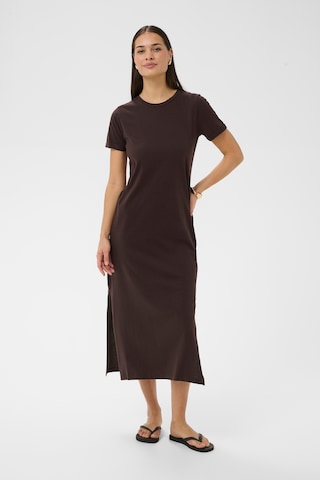 Kaffe Kleid 'KAcelina' in Braun: Vorderseite