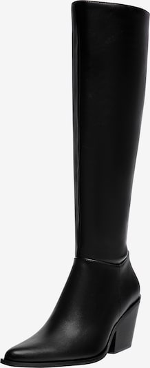 Pull&Bear Bottes en noir, Vue avec produit