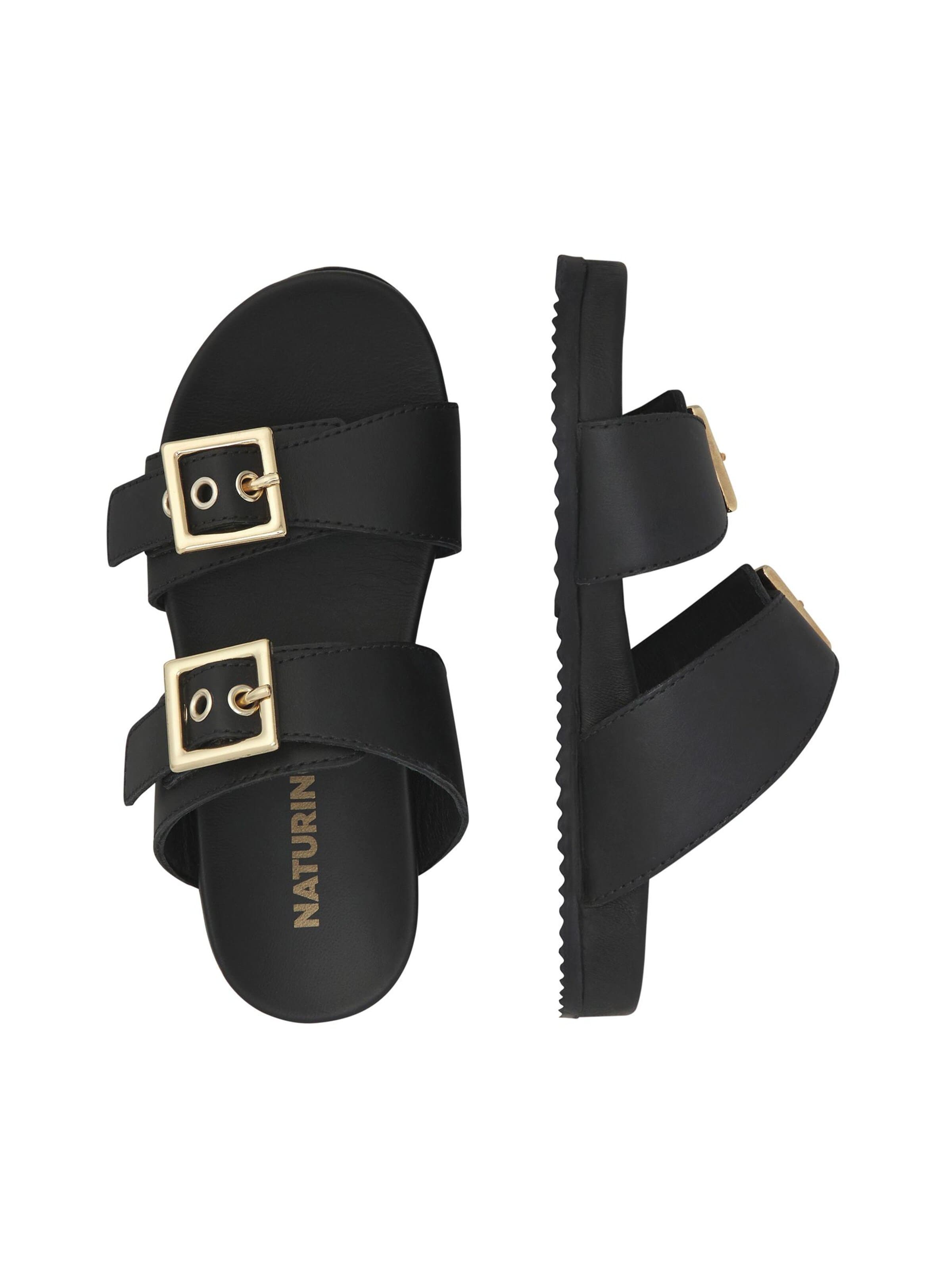NATURINO Slipper 'CENDY' in Black