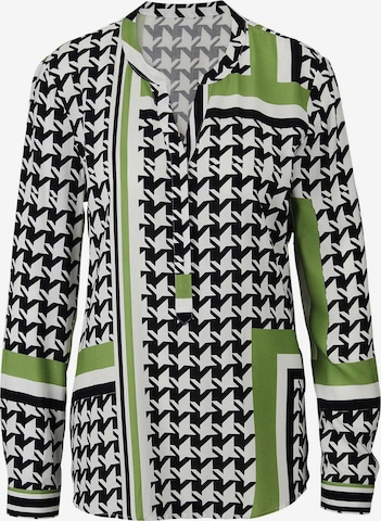 Chemisier MADELEINE en noir : devant