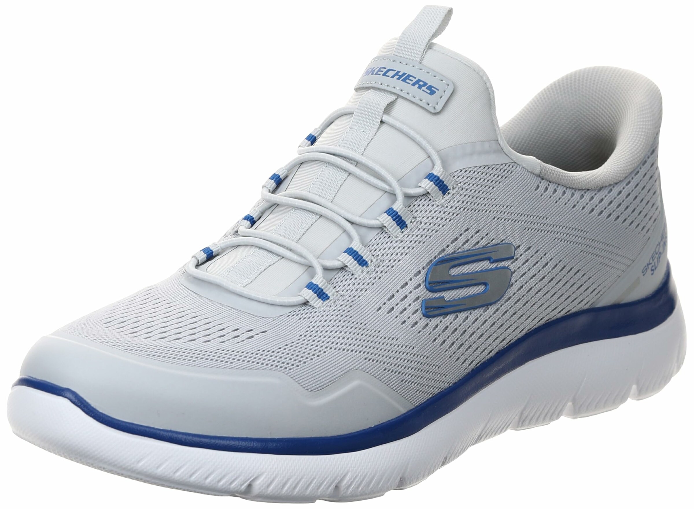 SKECHERS Platform trainers in Blue: front