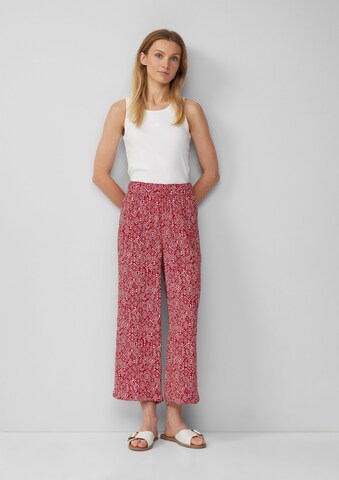 s.Oliver Wide leg Broek in Rood
