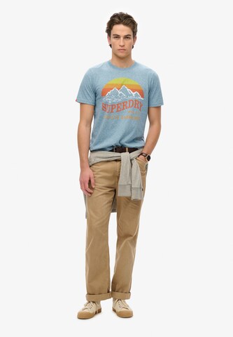 Superdry Shirt in Blauw