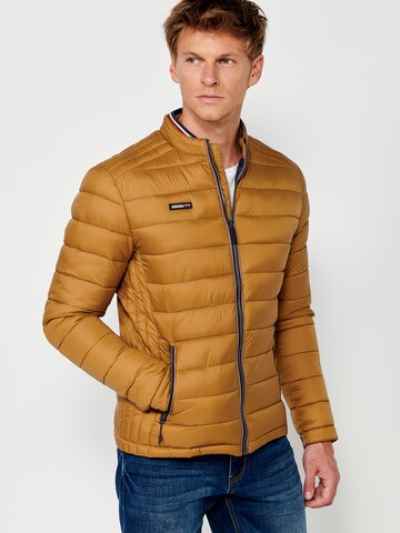 KOROSHI Übergangsjacke in Braun