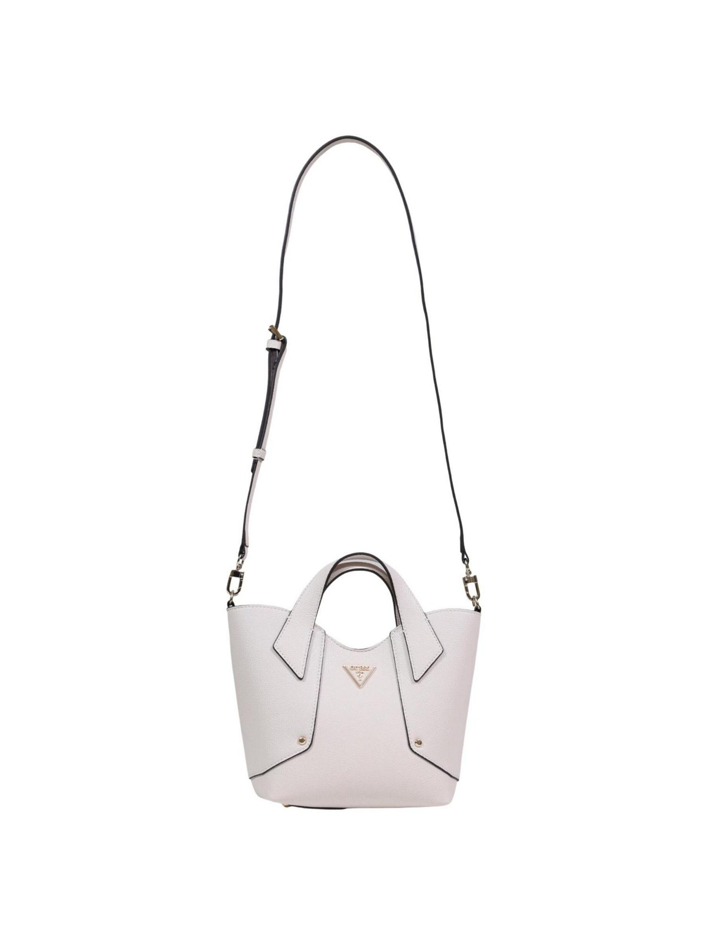Borsa a spalla 'DARCY MINI TOTE HWBG99 14750' di GUESS in bianco