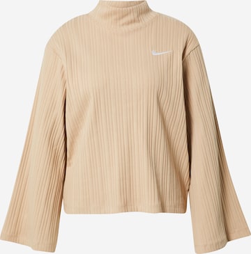 Nike Sportswear - Camiseta en beige: frente