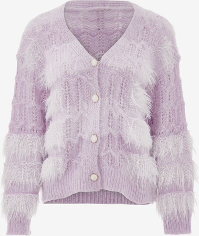 swirly Knit Cardigan in Lavender, Item view