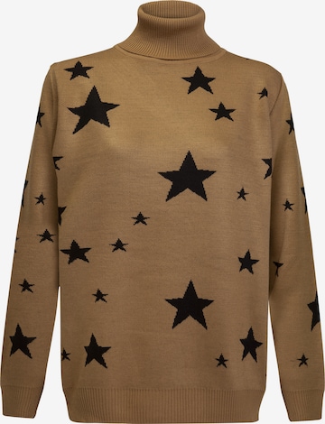 Jimmy Sanders Sweater in Brown: front