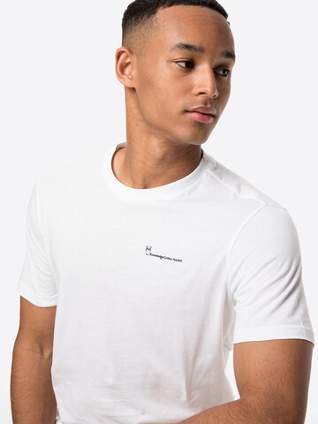 KnowledgeCotton Apparel - Camiseta 'ALDER' en blanco