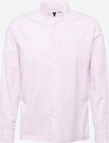 Coupe regular Chemise Banana Republic en rose : devant