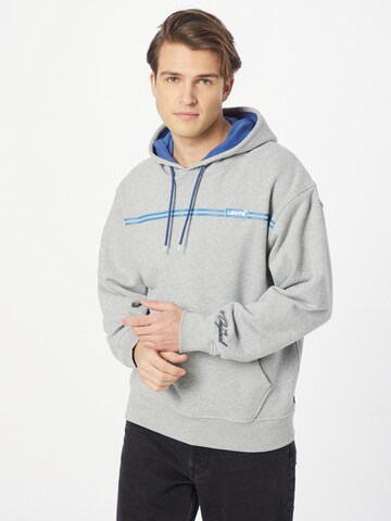 LEVI'S ® Regular Fit Sweatshirt 'Relaxed Graphic Hoodie' in Grau: Vorderseite