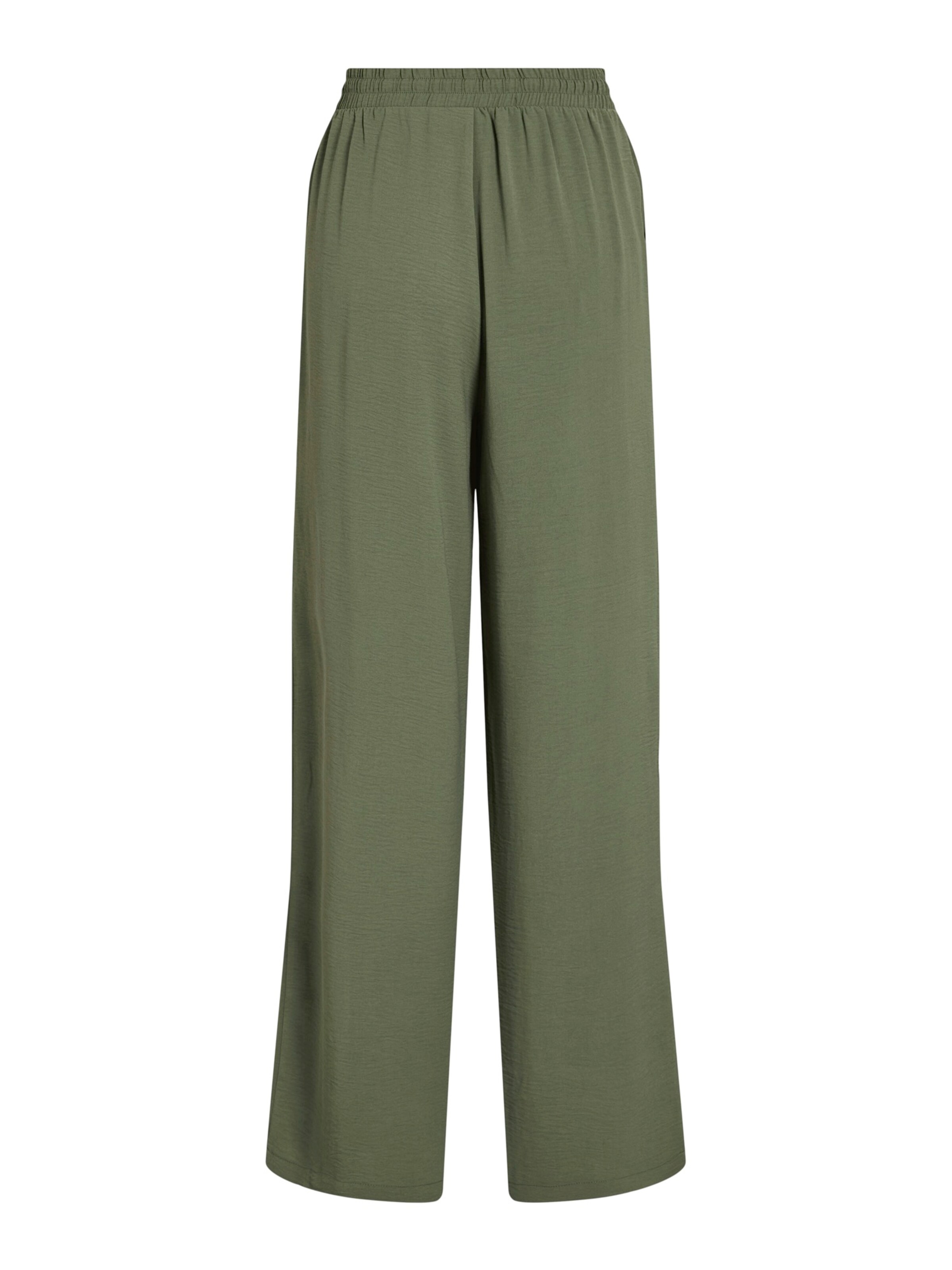 VILA Wide leg Broek 'VIJOSA' in Groen