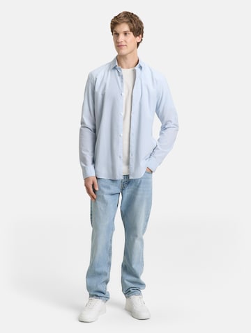 Coupe regular Chemise TOM TAILOR DENIM en bleu