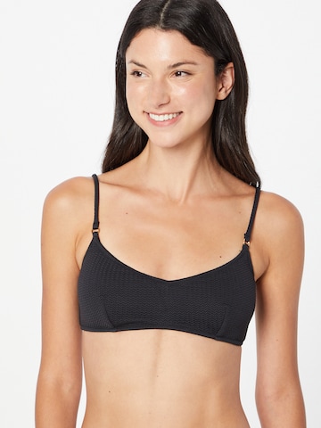 Bustier Hauts de bikini Seafolly en noir : devant