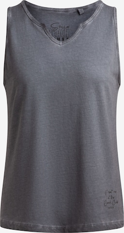 Soccx Top in Grau: Vorderseite