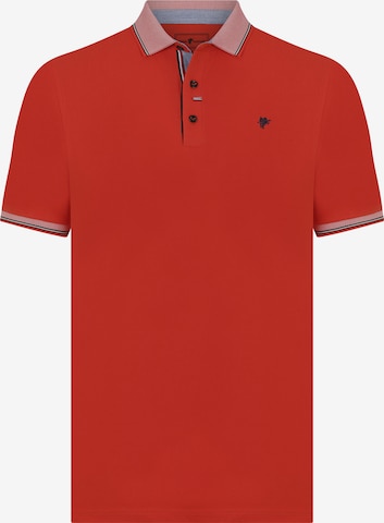 DENIM CULTURE Тениска 'Luigi' в червено: отпред