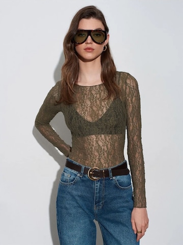 Dilvin - Top em verde: frente