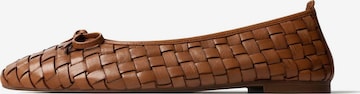 L37 HANDMADE SHOES Ballerina 'UP IN THE AIR' in Bruin: voorkant