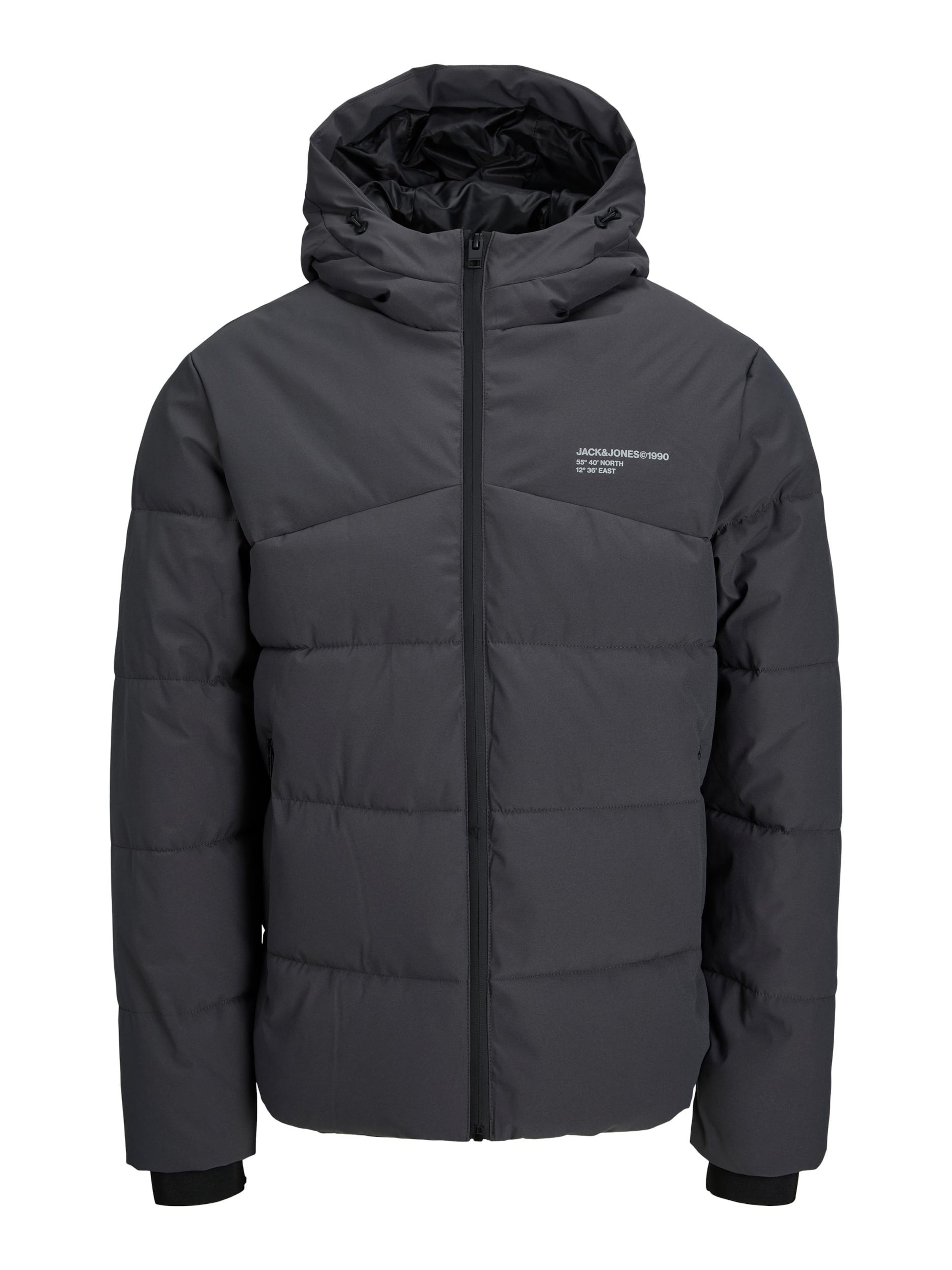 pilka JACK & JONES Žieminė striukė 'JJFlow': priekis