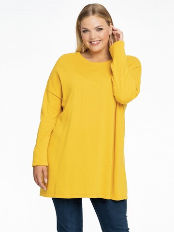 Yoek Sweater in Yellow: front